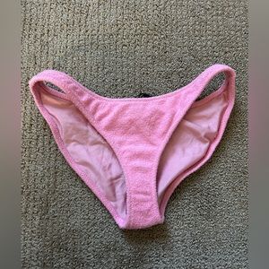 Triangl pink Terry cloth bottoms